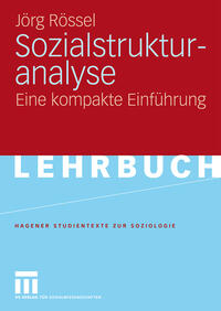 Vorderes Coverbild Sozialstrukturanalyse