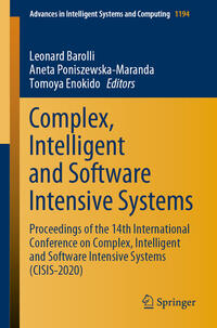 Vorderes Coverbild Complex, Intelligent and Software Intensive Systems