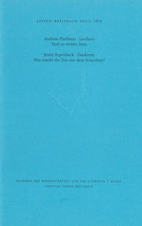 Vorderes Coverbild Joseph-Breitbach-Preis 2013