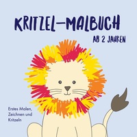 Vorderes Coverbild Kritzel-Malbuch ab 2 Jahren