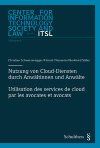 Vorderes Coverbild Nutzung von Cloud-Diensten durch Anwältinnen und Anwälte/Utilisation des services de cloud par les avocates et avocats