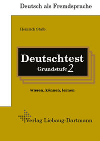 Vorderes Coverbild Deutschtest Grundstufe 2