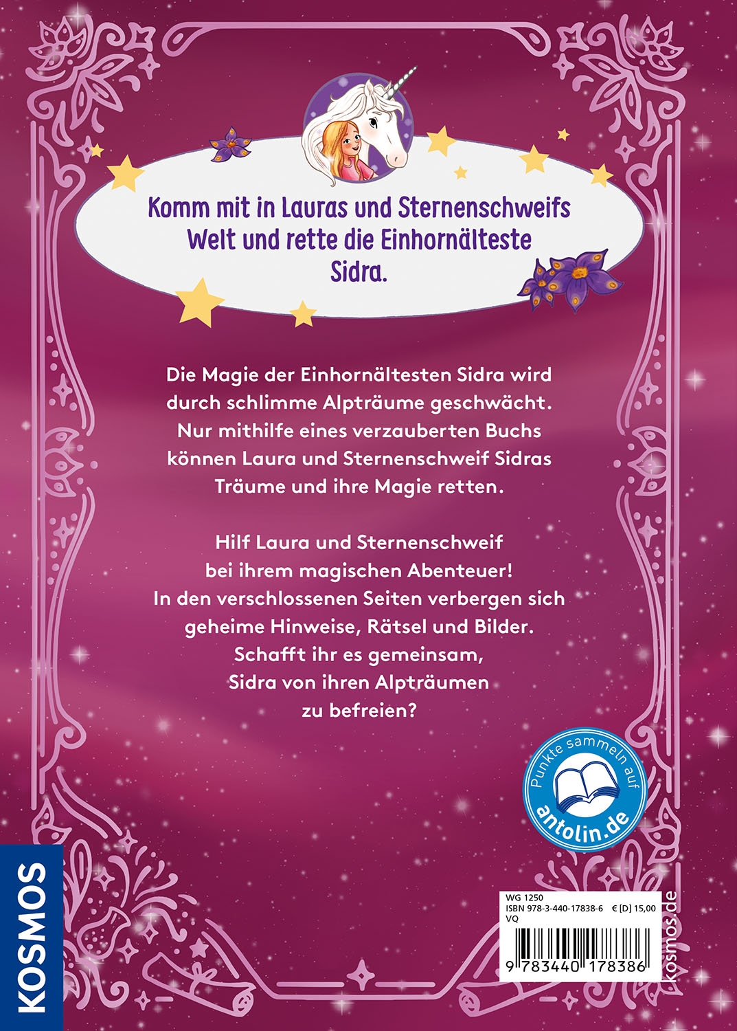 Rückseitencover Sternenschweif, Buch der Träume