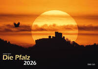 Vorderes Coverbild Die Pfalz 2026 Bildkalender A3 Spiralbindung