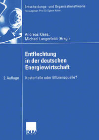 Vorderes Coverbild Entflechtung in der deutschen Energiewirtschaft