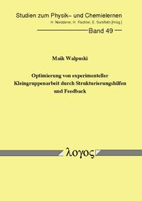 Vorderes Coverbild Optimierung von experimenteller Kleingruppenarbeit durch Strukturierungshilfen und Feedback