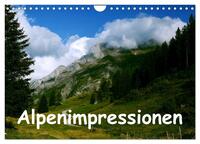 Vorderes Coverbild Alpenimpressionen, Region Schweiz/Frankreich (Wandkalender 2025 DIN A4 quer), CALVENDO Monatskalender