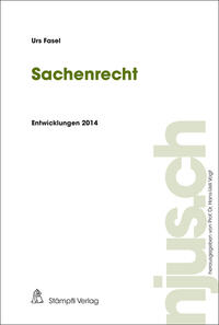 Vorderes Coverbild Sachenrecht