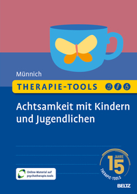 Vorderes Coverbild Therapie-Tools Achtsamkeit mit Kindern und Jugendlichen