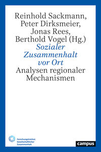 Vorderes Coverbild Sozialer Zusammenhalt vor Ort