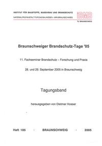 Vorderes Coverbild Braunschweiger Brandschutz-Tage ´05