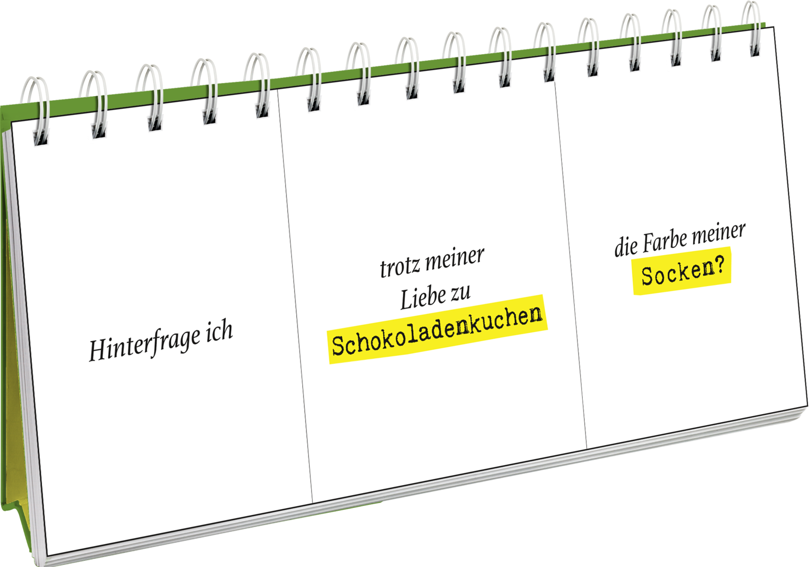 Beispielinhalt (Bild) Gedanken-Generator
