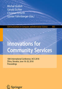 Vorderes Coverbild Innovations for Community Services