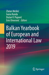 Vorderes Coverbild Balkan Yearbook of European and International Law 2019