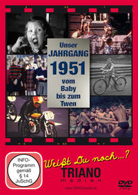Vorderes Coverbild Unser Jahrgang 1951 - vom Baby bis zum Twen: zum 74. Geburtstag