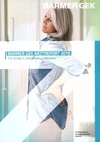 Vorderes Coverbild BARMER Arztreport 2016