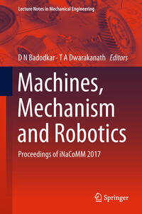 Vorderes Coverbild Machines, Mechanism and Robotics