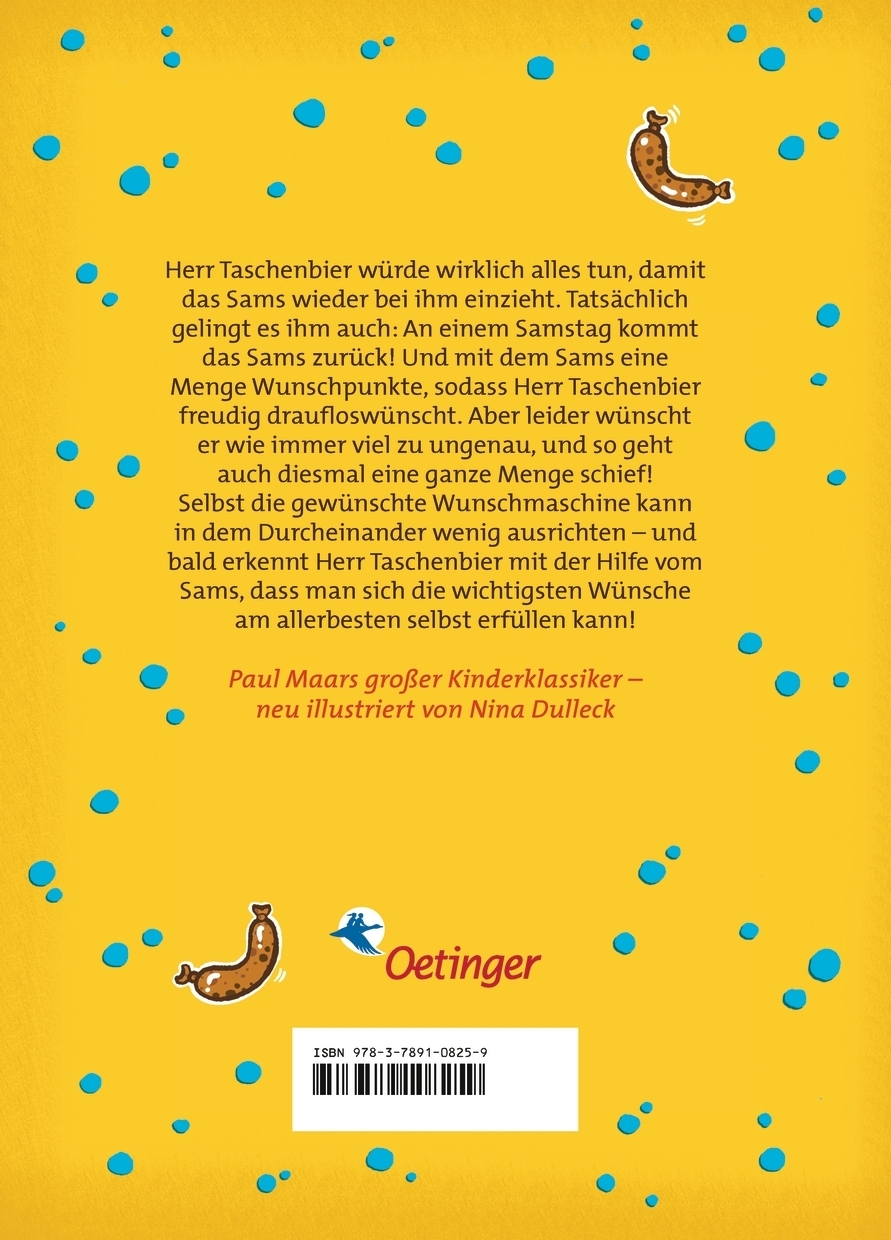 Rückseitencover Das Sams 2. Am Samstag kam das Sams zurück