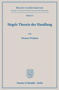 Vorderes Coverbild Hegels Theorie der Handlung