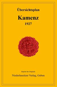 Vorderes Coverbild Übersichtsplan Kamenz 1927
