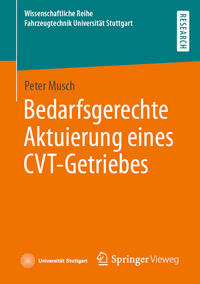 Vorderes Coverbild Bedarfsgerechte Aktuierung eines CVT-Getriebes