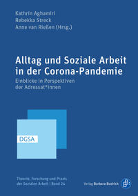 Vorderes Coverbild Alltag und Soziale Arbeit in der Corona-Pandemie