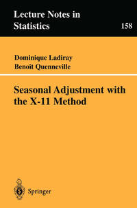 Vorderes Coverbild Seasonal Adjustment with the X-11 Method