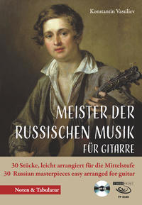 Vorderes Coverbild Meister der russischen Musik für Gitarre