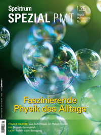 Vorderes Coverbild Spektrum Spezial PMT 1/2025 - Faszinierende Physik des Alltags
