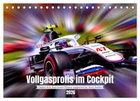 Vorderes Coverbild Vollgasprofis im Cockpit (Tischkalender 2026 DIN A5 quer), CALVENDO Monatskalender
