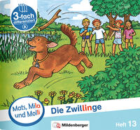 Vorderes Coverbild Mats, Mila und Molli – Heft 13: Die Zwillinge – A