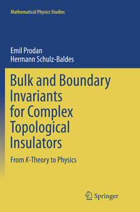 Vorderes Coverbild Bulk and Boundary Invariants for Complex Topological Insulators