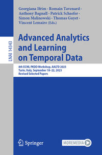 Vorderes Coverbild Advanced Analytics and Learning on Temporal Data