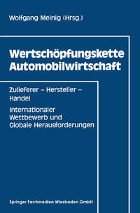 Vorderes Coverbild Wertschöpfungskette Automobilwirtschaft