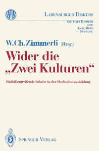 Vorderes Coverbild Wider die „Zwei Kulturen“