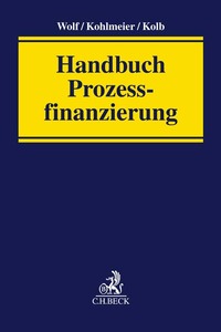 Vorderes Coverbild Handbuch Prozessfinanzierung