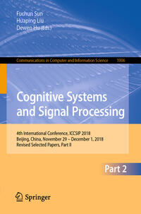 Vorderes Coverbild Cognitive Systems and Signal Processing