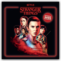 Vorderes Coverbild Stranger Things – Netflix – Offizieller Kalender 2026