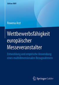 Vorderes Coverbild Wettbewerbsfähigkeit europäischer Messeveranstalter