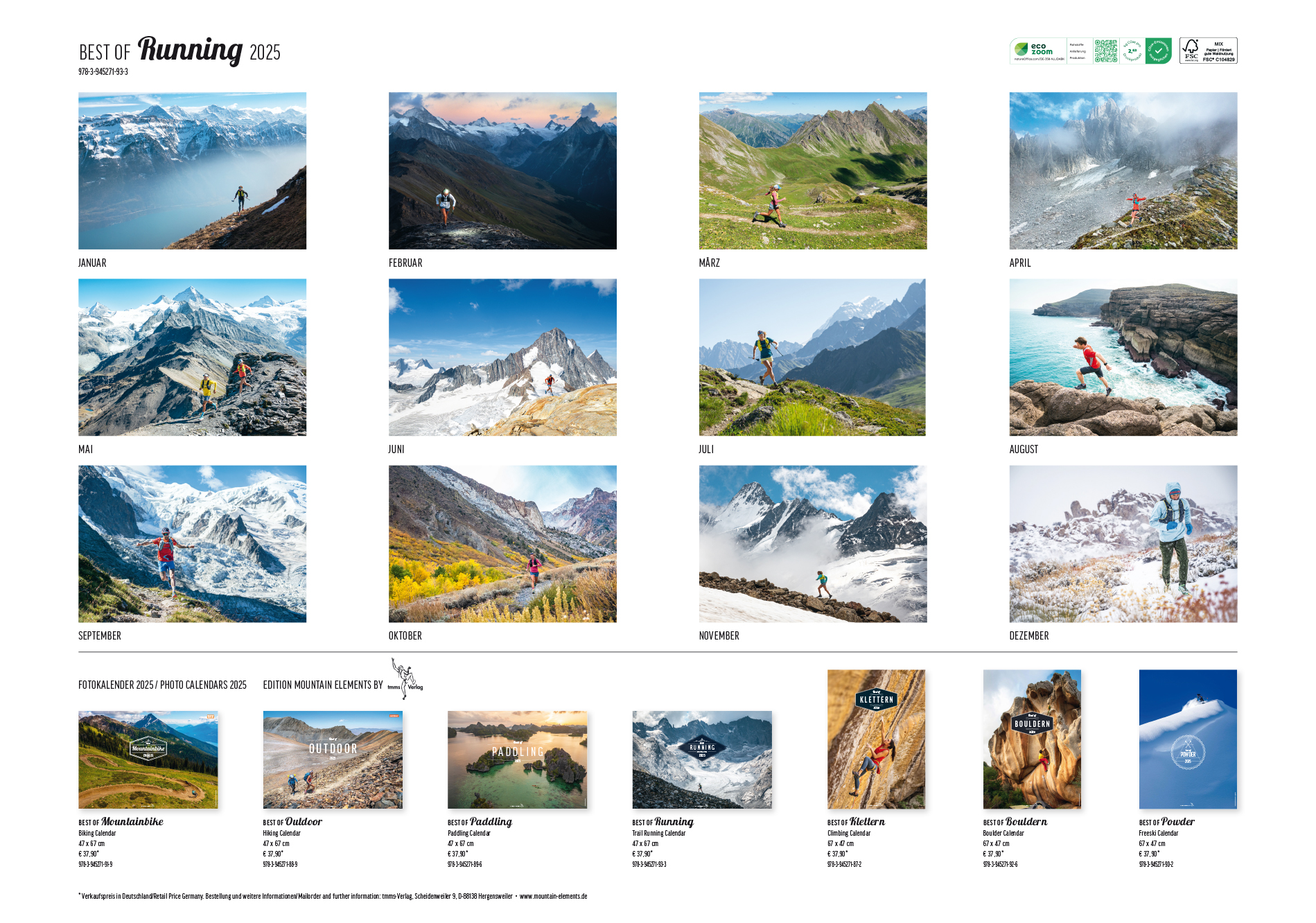 Rückseitencover Best of Running 2025