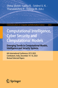 Vorderes Coverbild Computational Intelligence, Cyber Security and Computational Models. Emerging Trends in Computational Models, Intelligence and Security Systems