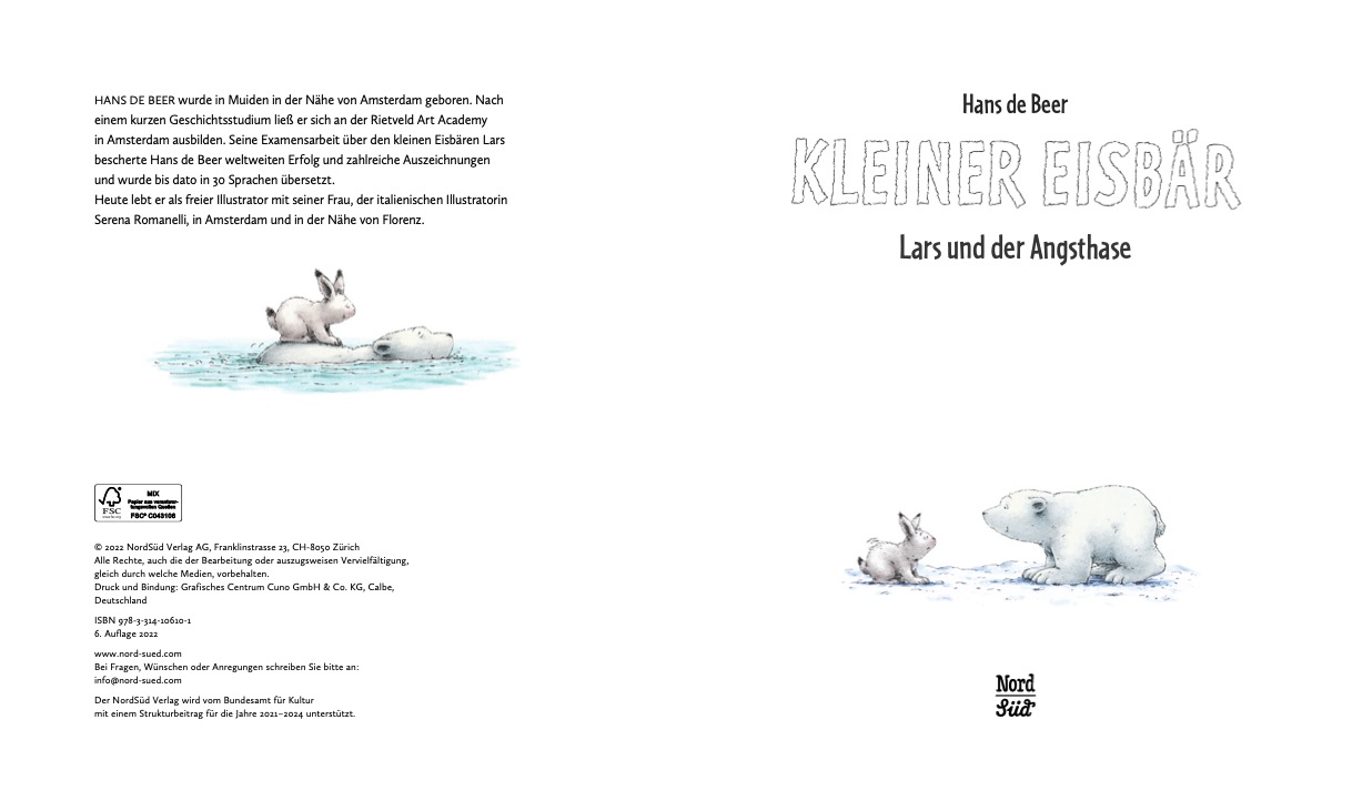 Beispielinhalt (Bild) Kleiner Eisbär - Lars und der Angsthase