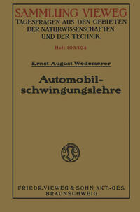 Vorderes Coverbild Automobilschwingungslehre