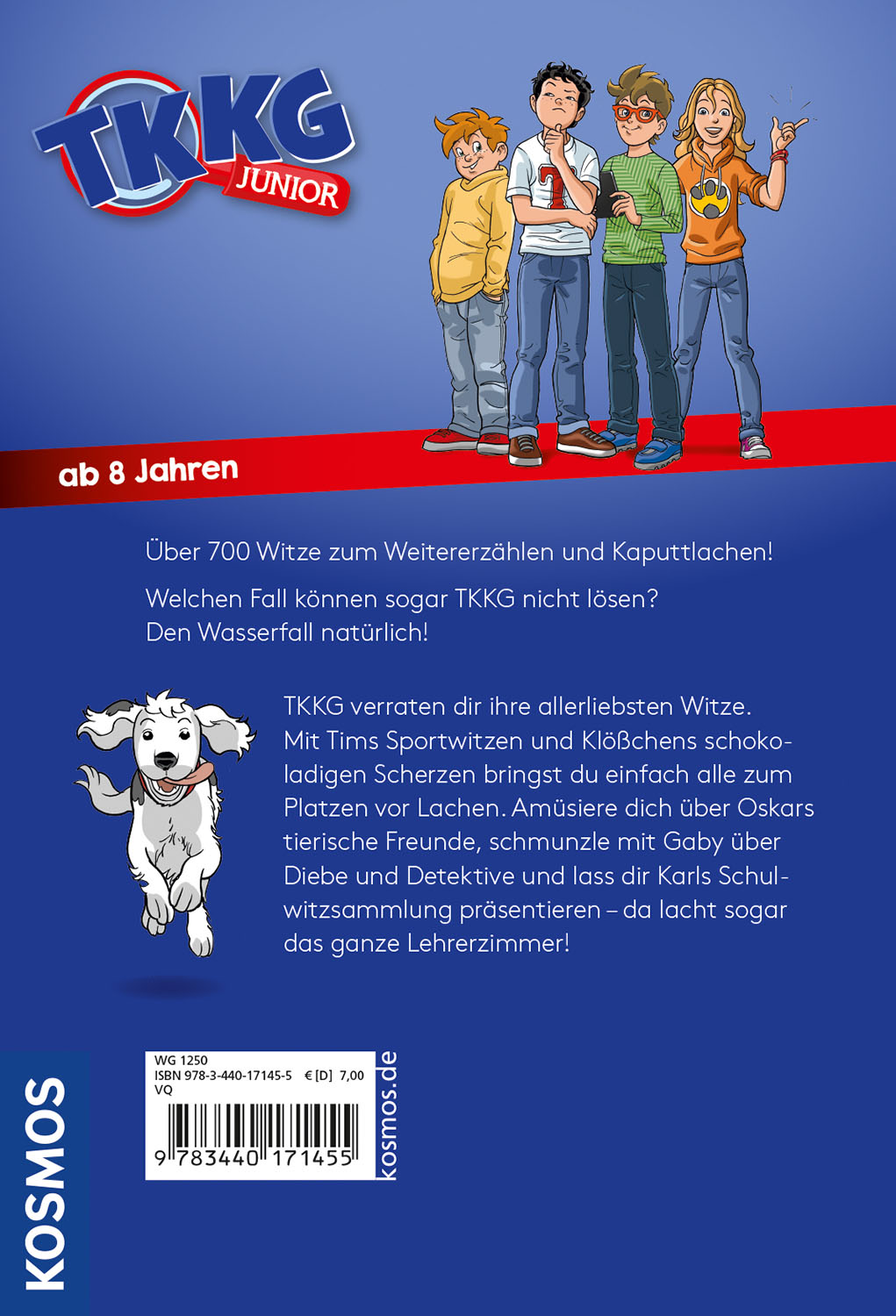 Rückseitencover TKKG Junior, Das Witzebuch