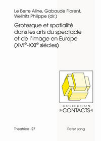 Vorderes Coverbild Grotesque et spatialité dans les arts du spectacle et de l’image en Europe (XVIe--XXIe siècles)