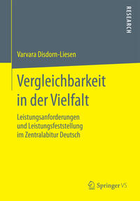 Vorderes Coverbild Vergleichbarkeit in der Vielfalt