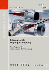 Vorderes Coverbild Internationale Dopingbekämpfung