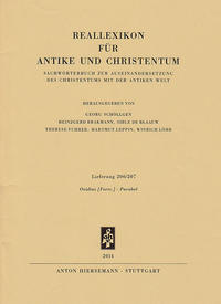 Vorderes Coverbild Reallexikon für Antike und Christentum