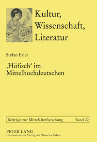 Vorderes Coverbild «Höfisch» im Mittelhochdeutschen