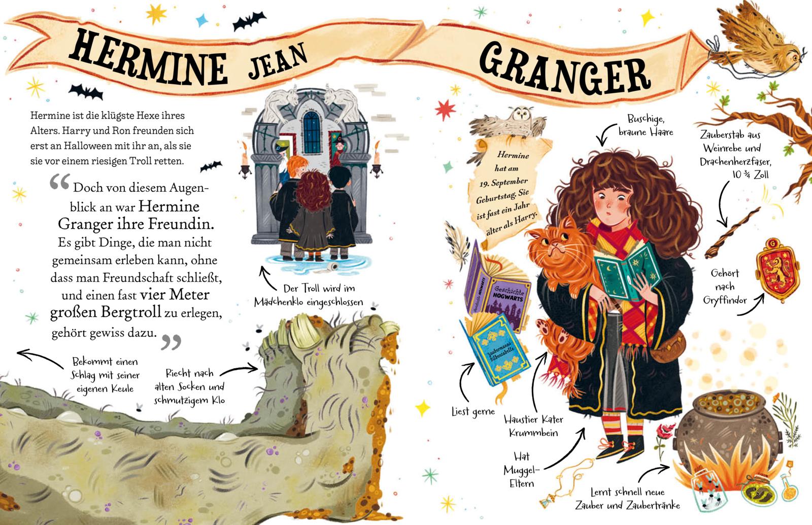 Beispielinhalt (Bild) Potter Guides: Hermine Granger